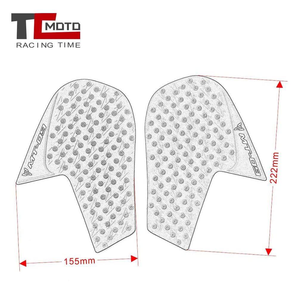 

High quality 3M stickers Motorcycle tank pad/grips protector sticker /Protective Pad For Yamaha MT-09 MT 09 MT09 2014-2020 2019