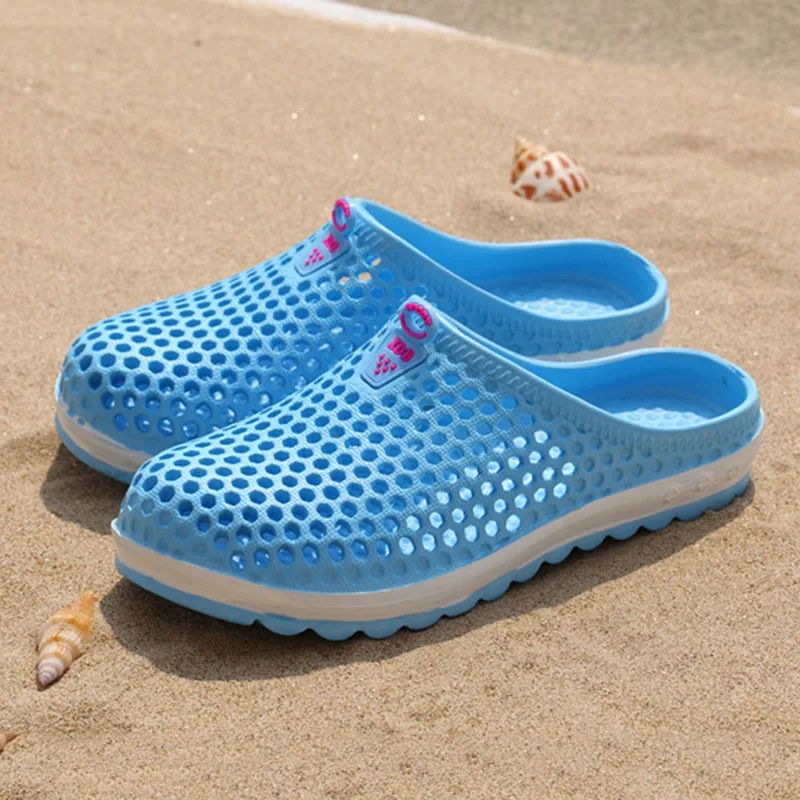 Fashion Plus Size 37-55 Unisex Slippers Outdoor Beach Sandal For Male Hollow Non-slip Men Clogs Terlik | Обувь