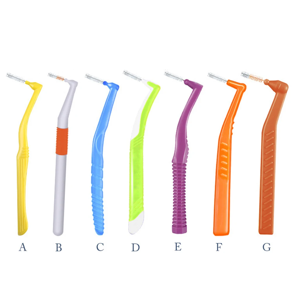 

New L shape Gum Interdental Brush tooth cleaning teeth stick oral dental tool toothpick brush interdental for adult wholesale
