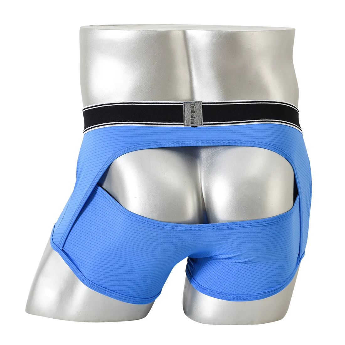 Mens Sexy BoxerBriefs Personality Design Hollowed Out Breathable Soft Underwear