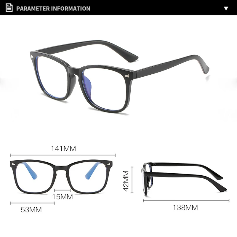 

Retro Reading Glasses Square Frame Anti Blue Light Presbyopia Eyeglasses Anti-blue Ray Eyewear Diopter +1.0 1.5 2.0 2.5 3.0 4.0