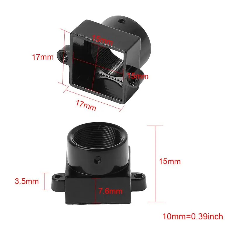 

Metal M12 MTV Mount Lens Holder Bracket Support for CCTV Security Camera Board Module Connector Adapter with 20MM Screw Spacing