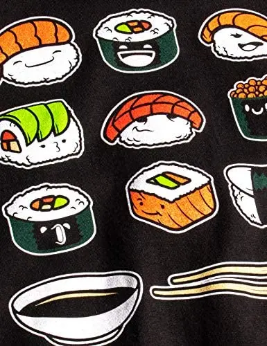 

Happy Sushi | Fun, Cute and Interesting Japanese Food Rice Art Men's and Women's T-shirts