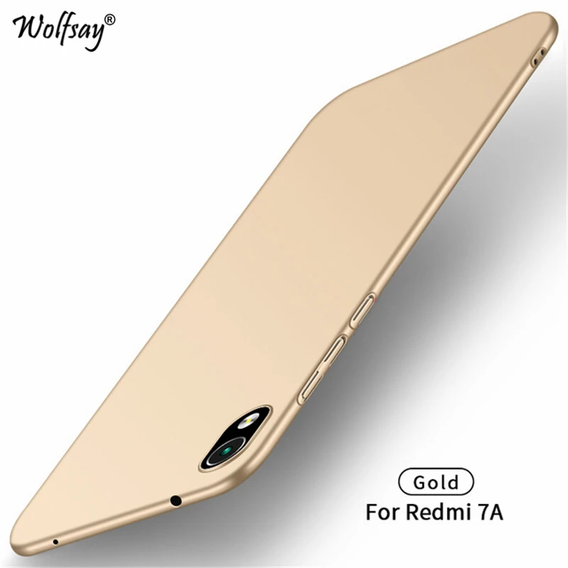 Чехол для Xiaomi Redmi 7A ультра тонкий корпус из поликарбоната роскошный Гладкий