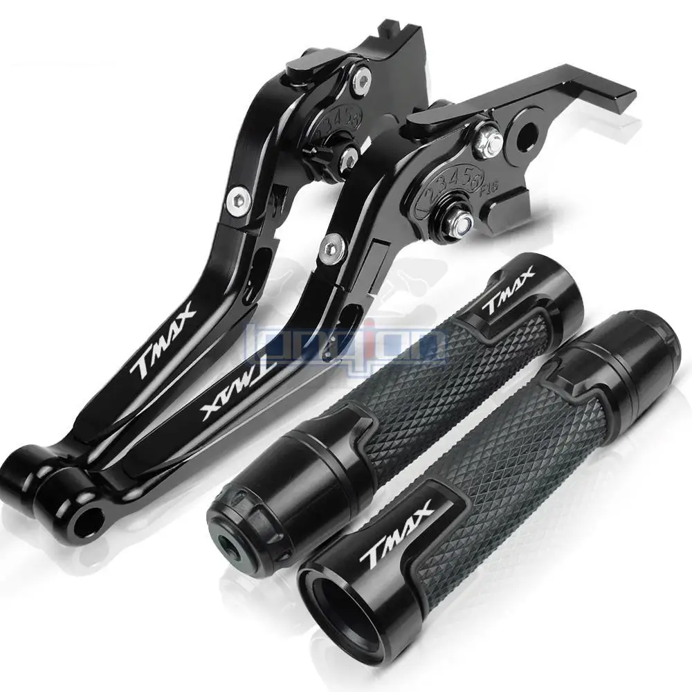 

For YAMAHA TMAX T MAX T-MAX 500 530 2001 2002 2003 2004 2005 2006 2007 Motorcycle Brake Clutch Lever Handle Grips Hand Bar End
