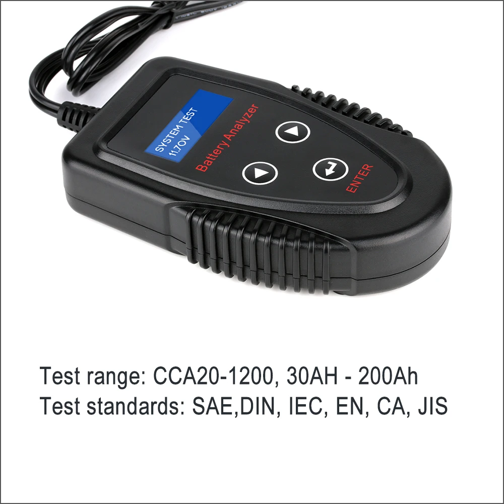 RZ автомобиля Батарея Тесты er для ing 12V SAE DIN EN IEC CA JIS Автомобильный цифровой