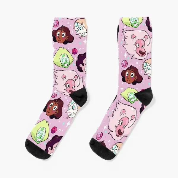 

Носки с кристаллами и драгоценными камнями для друзей узорные мужские Мультяшные женские удобные осенние для девушек лучшие женские черны...