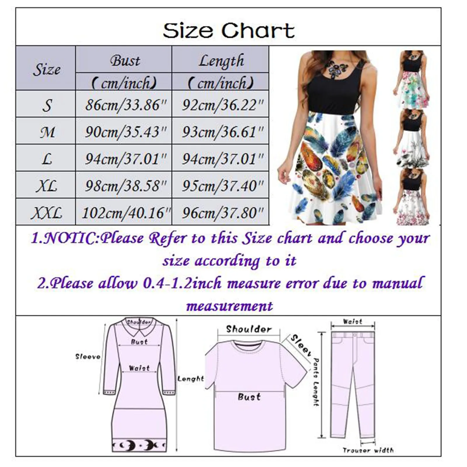 

Sagace Dresses For Women 2021 Sleeveless Round Neck Digital Printing Casual Stitching Dress European And American Fashion