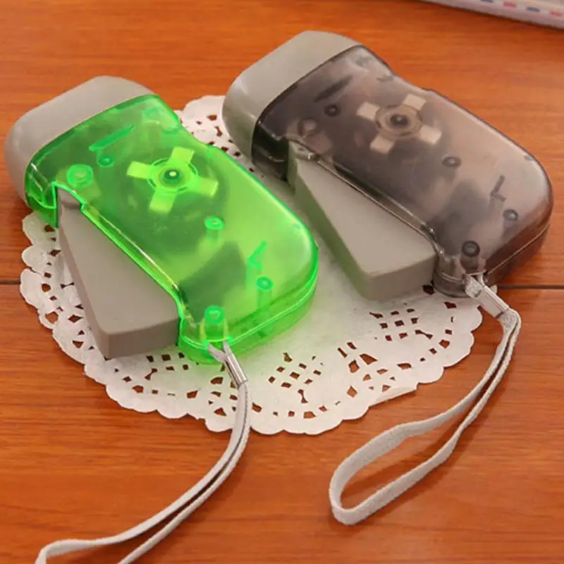 Самогенерирующий наружный ручной фонарик Динамо 3 светодиода Защита окружающей