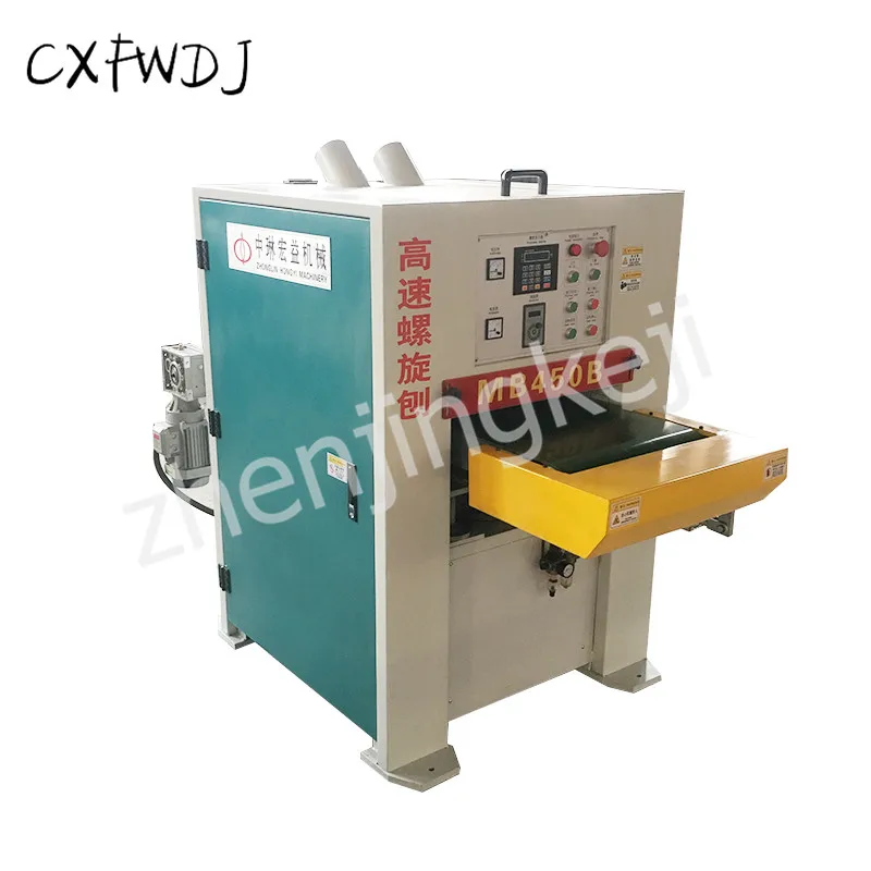 Beste MB-450B 380V Zware Cnc Spiraal Mes Schaafmachine Hoge Snelheid Precisie Spiraal Schaafmachine Automatische Transportband Drukken Schaafmachine