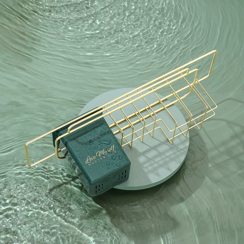 

Convenience Sink Storage Rack Home Kitchen Sink Organizer Sponge Soap Scrubber Dishcloth Hanger For Kitchen DRSA889