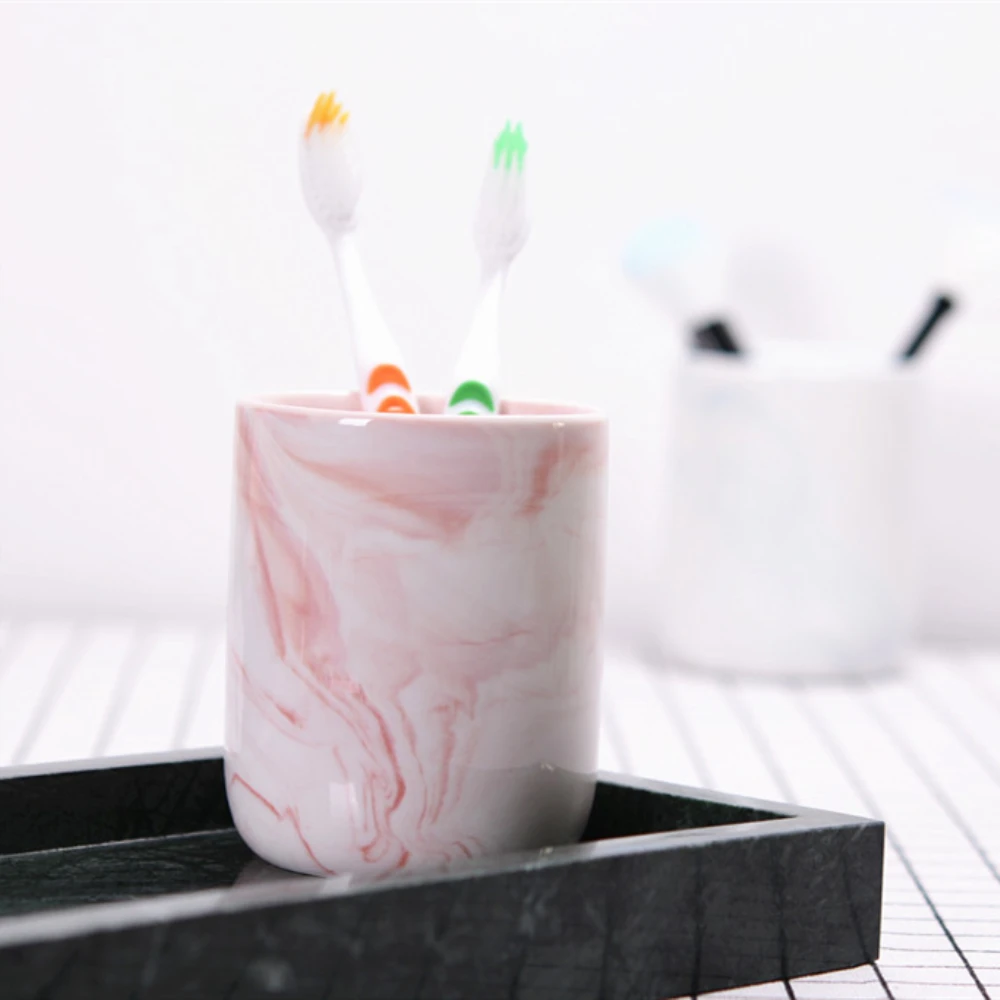 Мраморная Керамическая Настольная подставка для ручек и карандашей современный