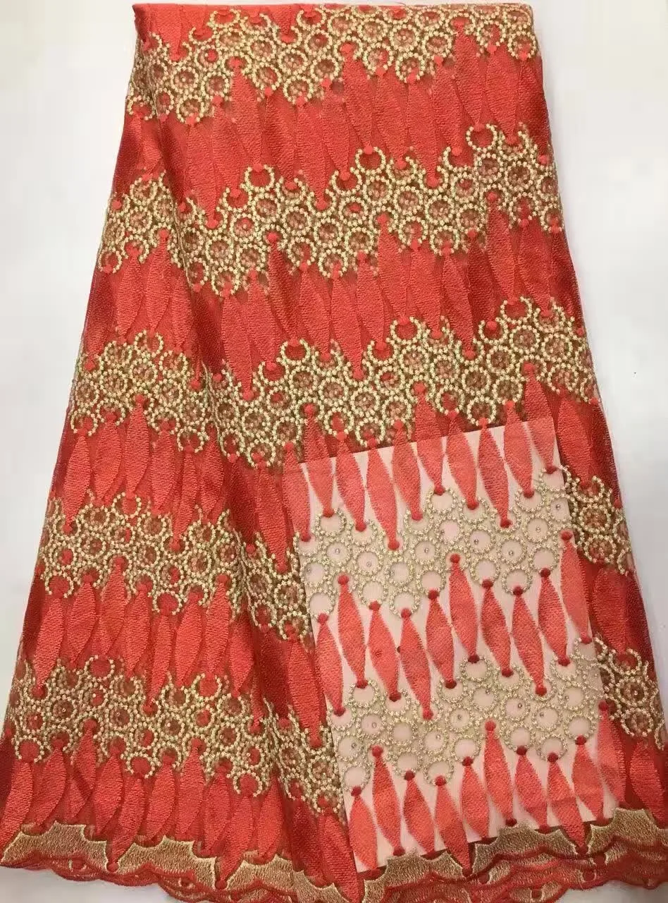 

_ 2016 Горячая Распродажа, французская кружевная ткань с бусинами и камнями для модного женского красивого платья D993