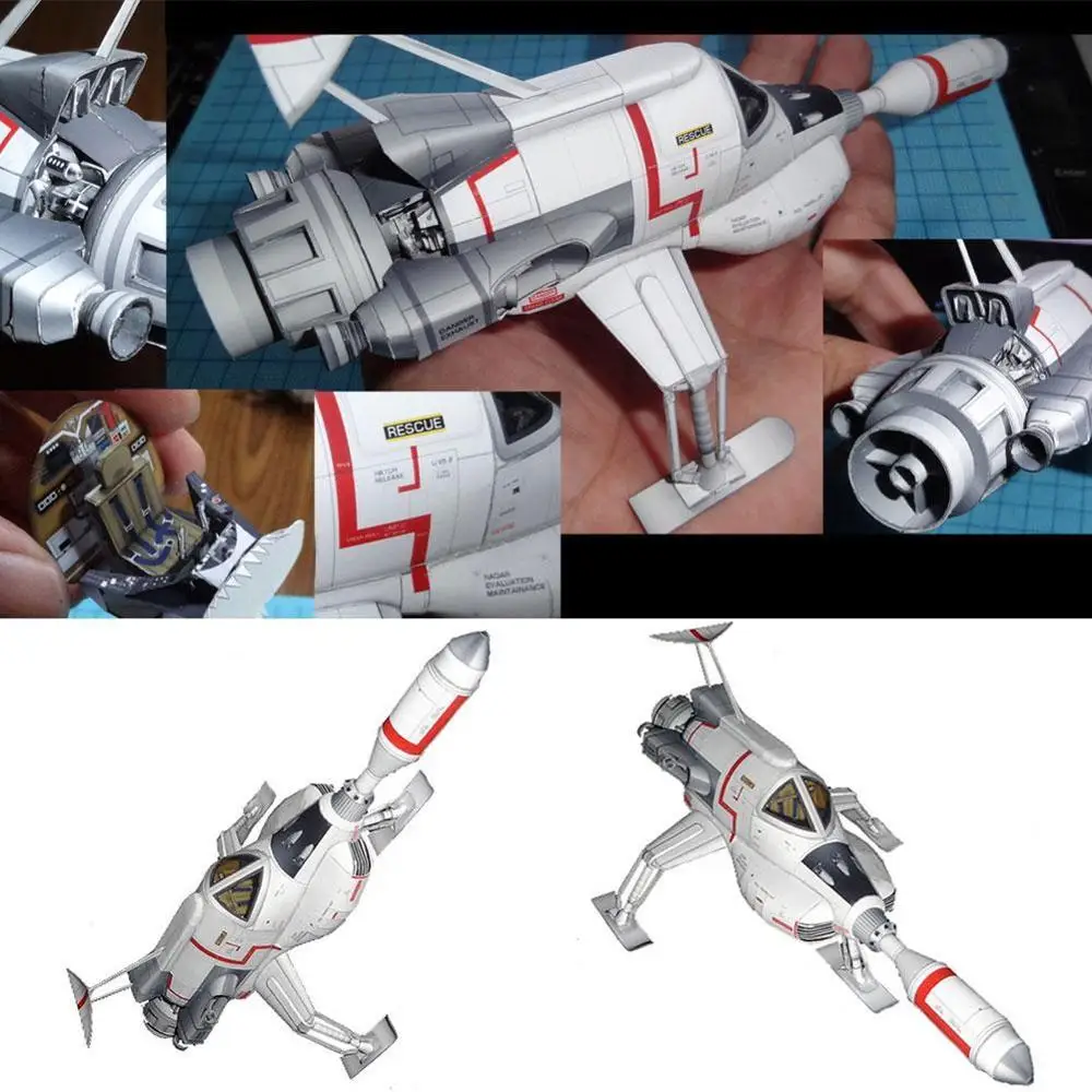 

Toys For Girls UFO Interceptor Interceptor Paper Model DIY Handmade Paper Gifts Model For Girls Birthday Production Boys