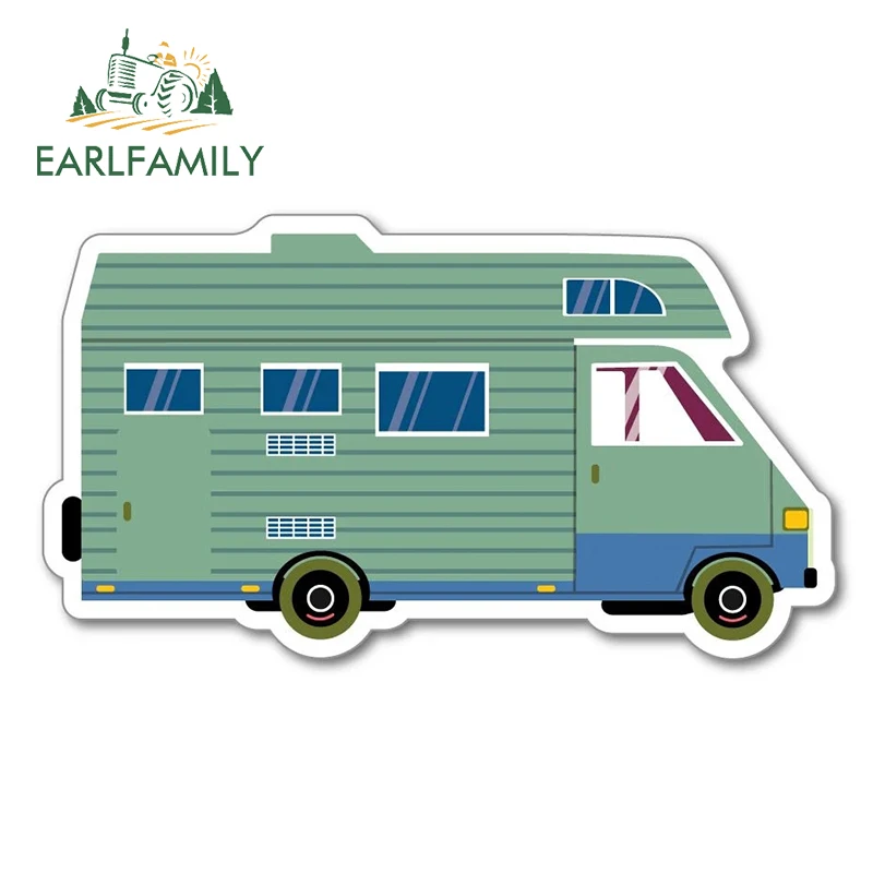

EARLFAMILY 13 см x 7,5 см для кемпинга фургона Автомобильная наклейка креативная Водонепроницаемая «сделай сам» окклюзия царапин оконная наклейка ...