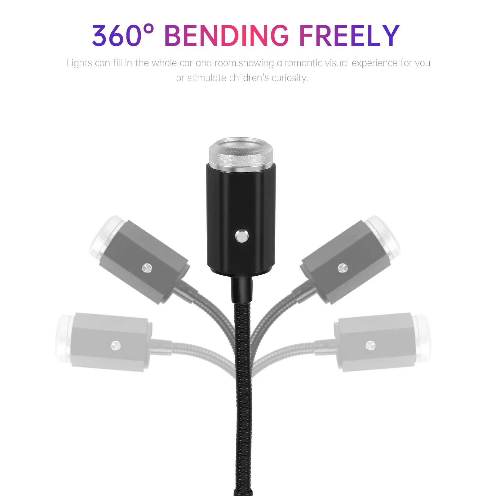 

CR Multifuntion USB Star Projector Light 1Pc USB Car Star Light Portable Ceiling Light Auto Star Projector Car Interior Light