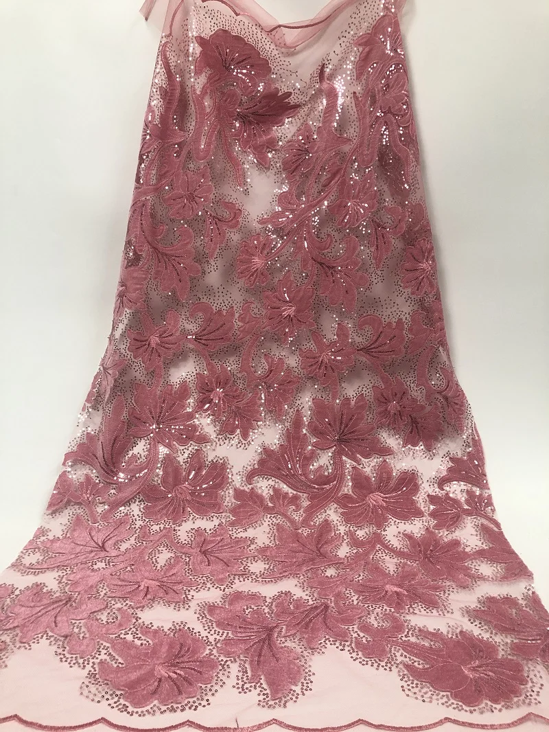 Новое поступление кружевная ткань со стразами в африканском стиле нигерийская