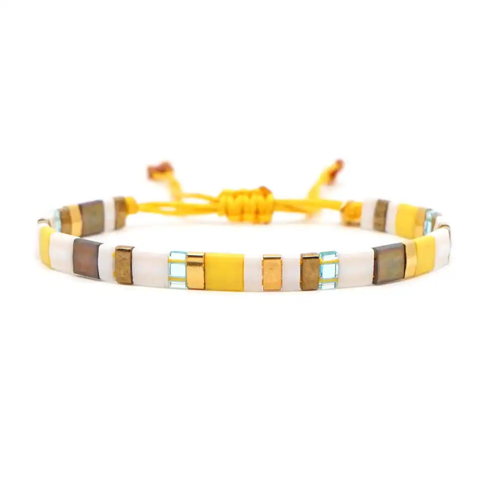 MI-B190263A Go2boho Тила бусы браслет Миюки Браслеты Женские богемные летние пляжные ювелирные изделия Pulseira Mujer Мода Дружба подарок - Окраска металла: MI-B190263A