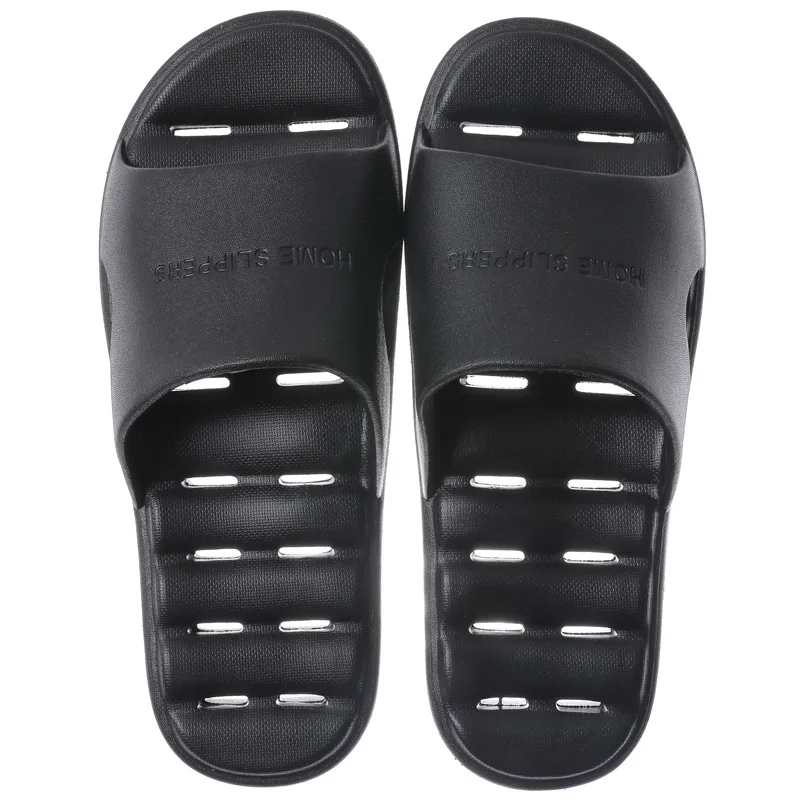 

Bathroom slipper female summer indoor non-slip quick-dry bathroom leakage hollow out bath lovers sandals men