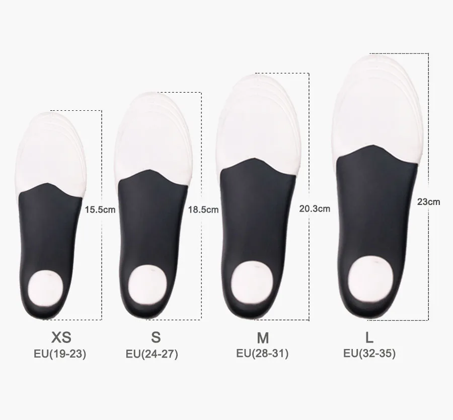 Детские ортопедические стельки для детской обуви плоская поддержка свода стопы