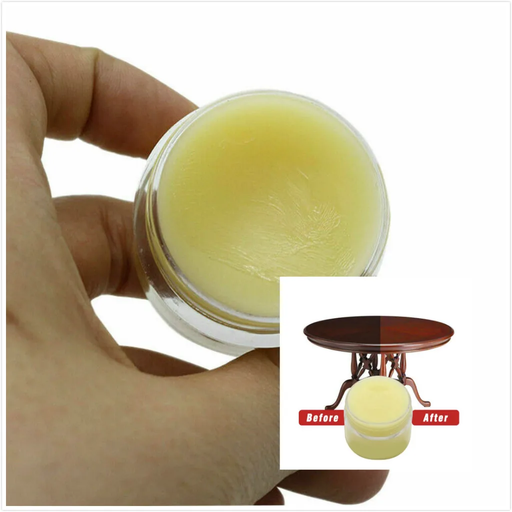 

20g/bottle wood wax oil furniture wood wax floor solid wood polishing wax children's wooden bed maintenance and care wax