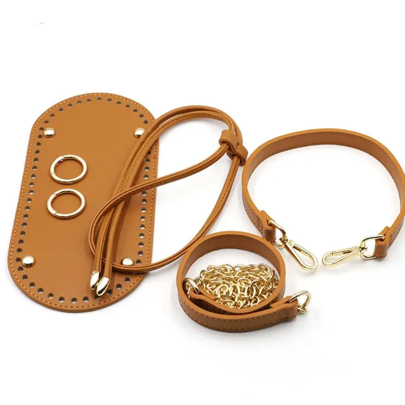 5 шт./компл. ручная работа вязаная сумочка сумка аксессуары искусственная кожа