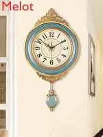 light luxury clock wall clock living room home fashion creative wall hanging clock mute luxury large quartz clock