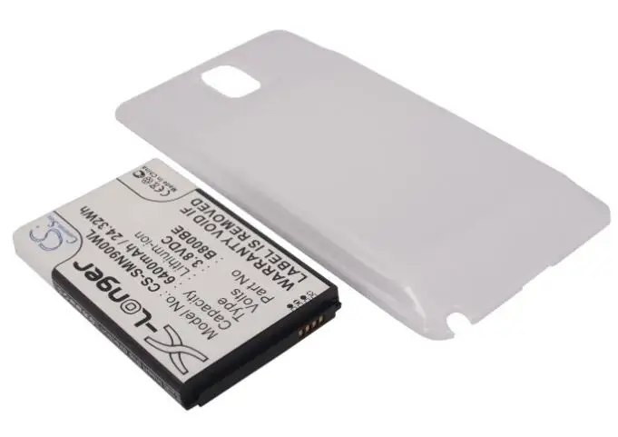 

cameron sino 6400mah battery for SAMSUNG Galaxy Note 3 Galaxy Note III SC-01F SGH-N075 SM-N900 N9000 N9002 N9005 N9006 N9008