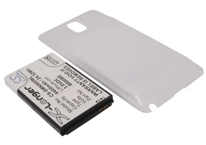 Кэмерон китайско 6400 мАч батарея для SAMSUNG Galaxy Note 3 III SC 01F SGH N075 SM N900 N9000 N9002 N9005 N9006
