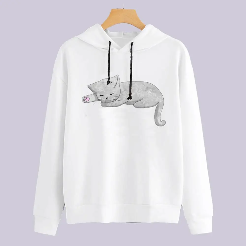 Свитшот женский и мужской с длинным рукавом милая толстовка изображением