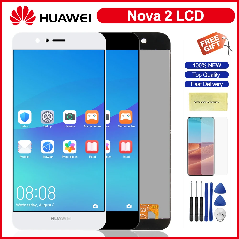 Экран 5 0 дюйма для Huawei Nova 2 ЖК дисплей сенсорный экран дигитайзер с рамкой в сборе