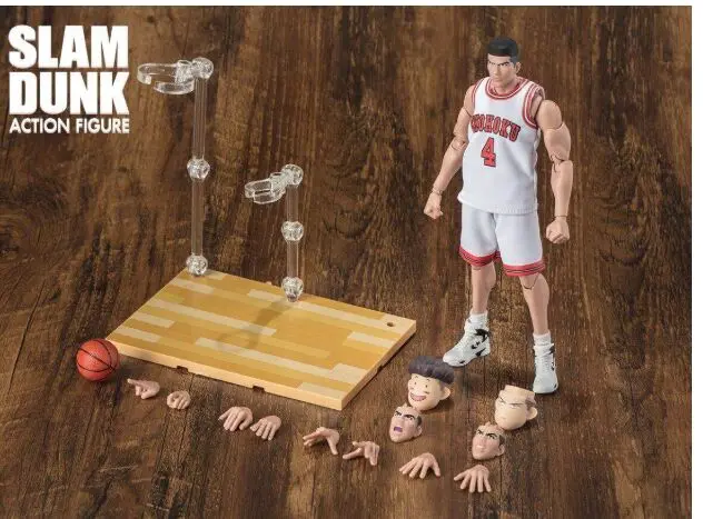 

Slam Dunk Takenori Akagi White Clothing Action Figures Super Movable Joints Anime Figurines Gt Model Toy Brinquedos No.4