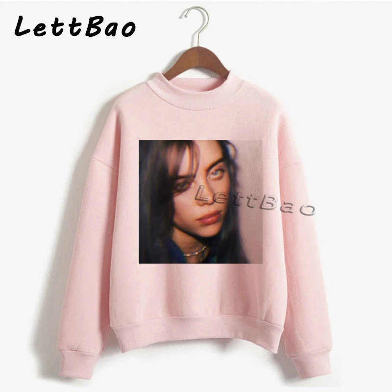 Billie Eilish толстовки свитер уличная Эстетическая Готическая Moletom Feminino Ullzang Harajuku на заказ Женская толстовка Femme 90s