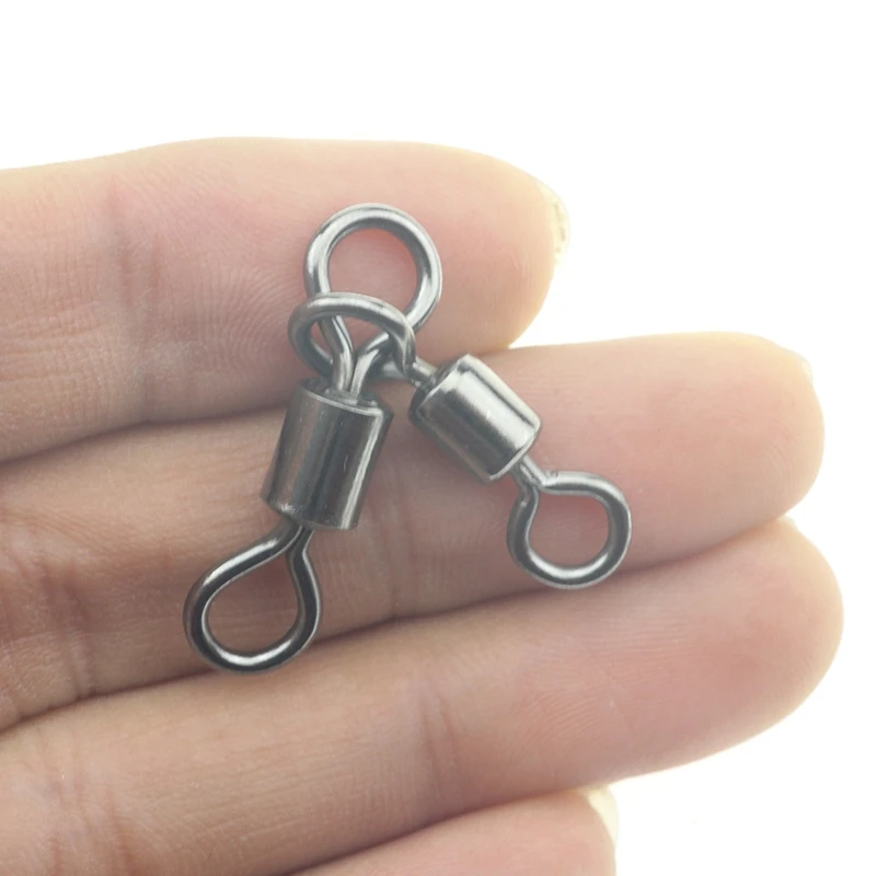 

200 Fishing Joint Roller Barrel Adapters, Joint Fishing Accessories Solid Welding Ring Barrel Rotation