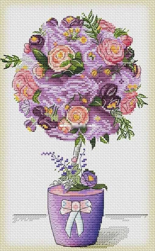 

ZZ2235 For Needlework Kit NOT PRINTED Cross stich Painting Set Cross Stitch Kits Cross-stitch Embroidery Set Stitch Kits Cross