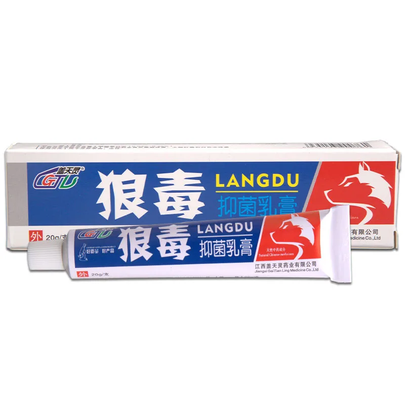 Лангду мазь для кожи внешняя травяная эссенция Антибактериальный противозудный