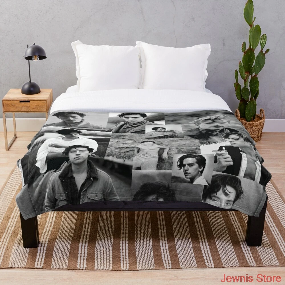 

Cole Sprouse Throw Blanket Super Soft Printing Family Car and Sofa Bed throws Summer Office Quilts
