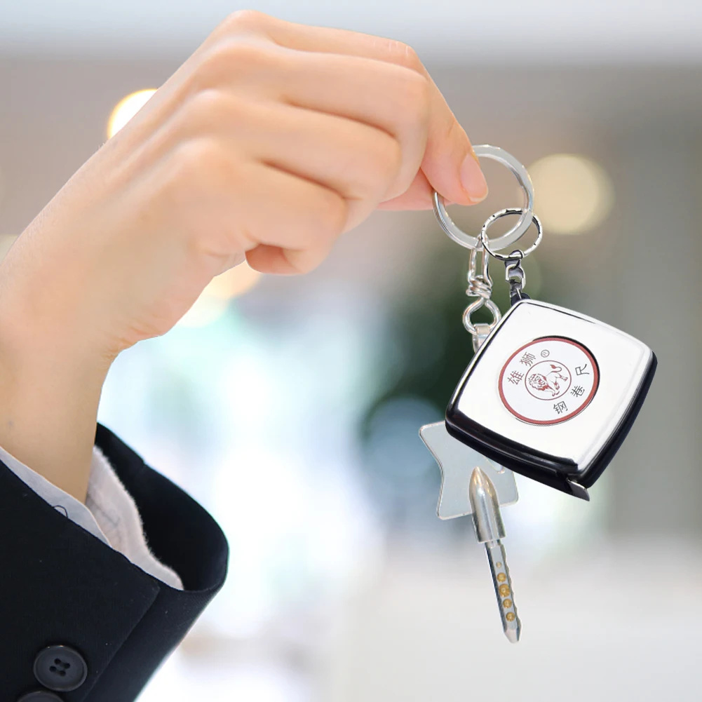 Мини металлическая рулетка измерительный брелок универсальная Тянущая линейка