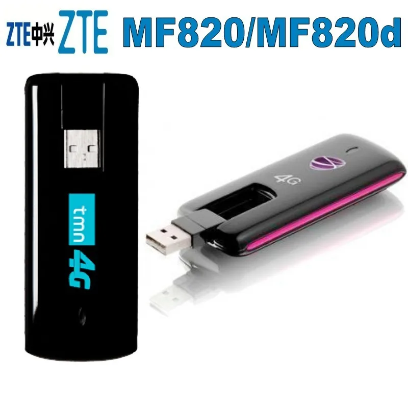 ZTE MF820 /MF820D 4G usb-ключ LTE FDD800/1800/2600 МГц разблокированный модем в партии 10 шт. |