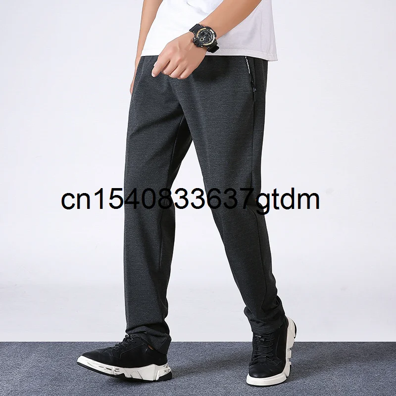 

Spring 2021 new men's fattening plus size knitted Sweatpants