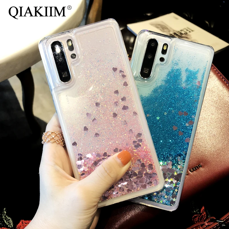 Чехол с жидким блеском и зыбучим песком для Samsung Galaxy S9 Plus S7 edge S8 S10 e A8 A9 2018 Note 8 9 J2 J7
