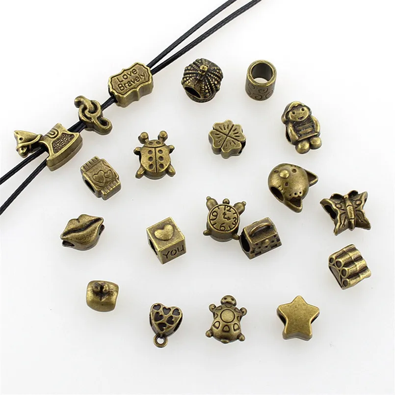 10 шт. винтажные изделия ручной работы ювелирные Аксессуары для ожерелья серьги