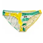 Мужские трусы плавки в полоску, темно-синие плавки с заниженной талией, плавки для плавания, сексуальное нижнее белье для мужчин, гей-трусы 2019