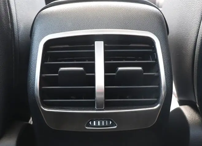 

For Ford Focus 4 MK4 2019 2020 Stainless steel Car Rear Seat Air Condition Vent Outlet Cover Trim Frame Accessories Styling