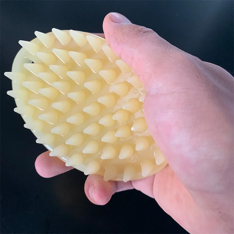 

New Pets Washer Dogs Cats Massage Brush Comb Cleaner Puppy Wash Tools Soft Gentle Silicone Bristles Quickly Cleaning Brush Tools