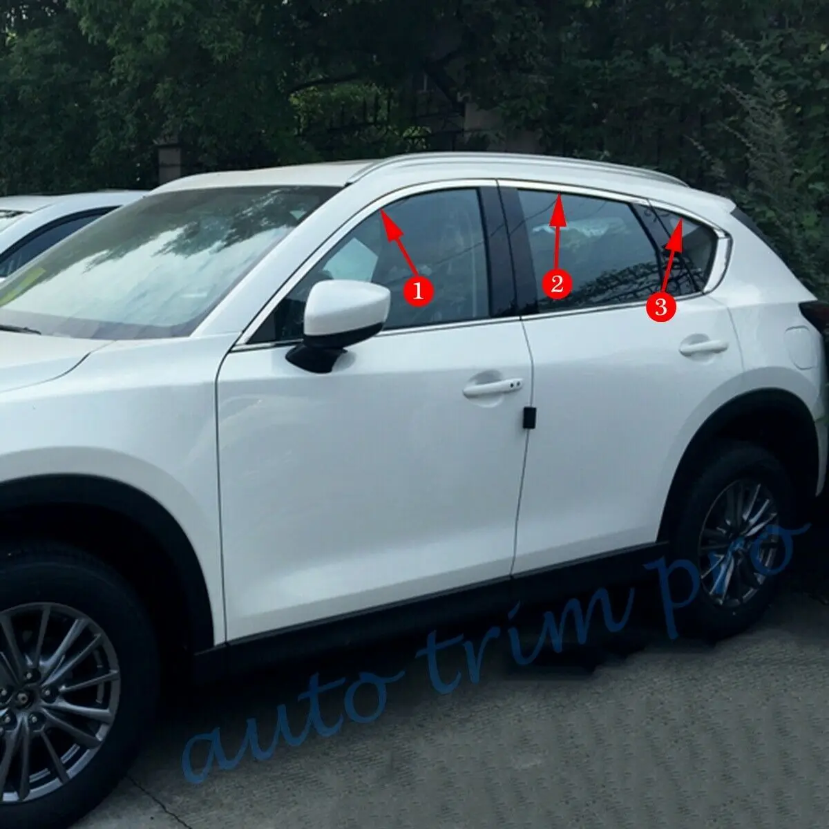Подходит для Mazda CX-5 KF 2017 2018 2019 Аксессуары экстерьера окна столб порога Накладка