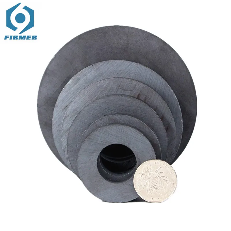 

5pcs/lot Ring Ferrite Magnet OD16 21 32 40 45 55 60 70 80 MM Hole 7 19 22 32 Permanent magnet Black Round Speaker ceramic magnet