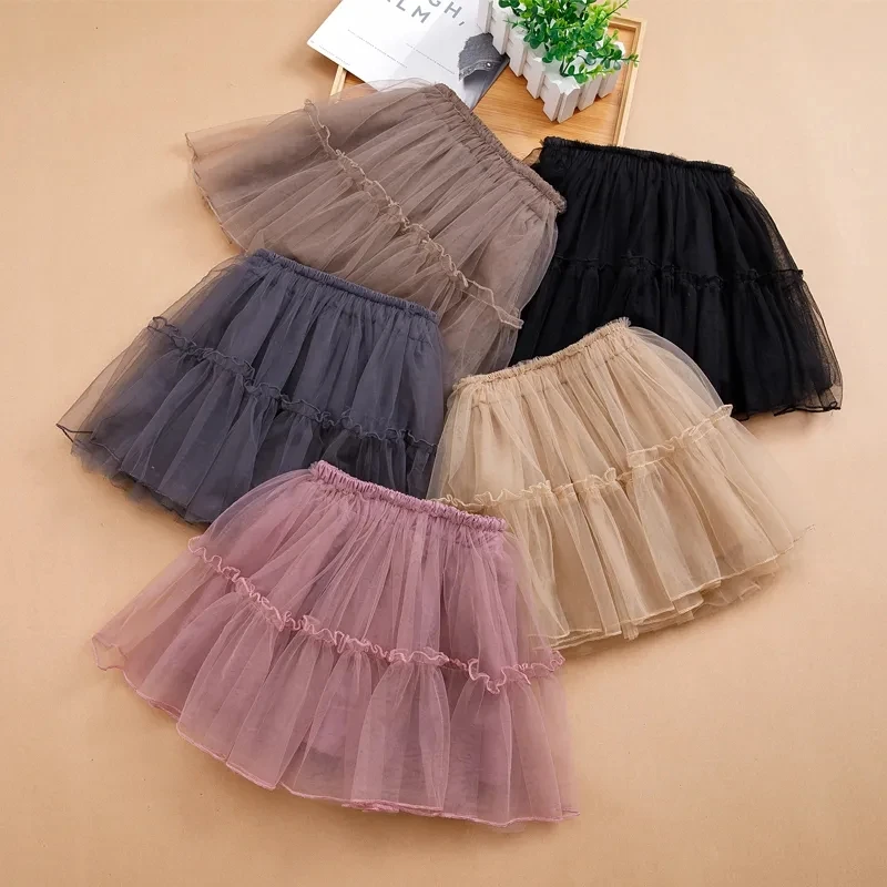 

Юбки для девочек и девушек-подростков 2021 новые летние детские юбки-пачки для маленьких девочек юбка-пачка для девочек, все-матч в Корейском ...