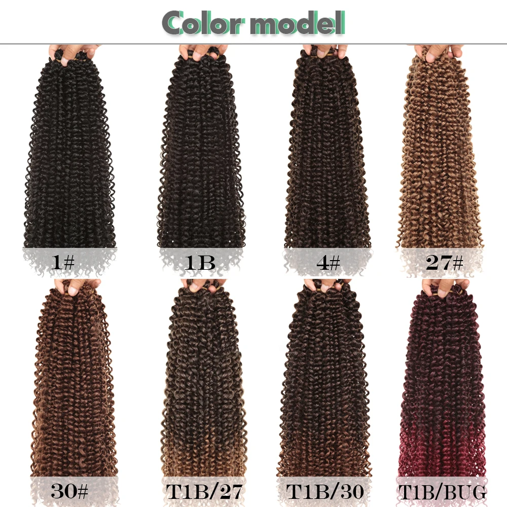 18 дюймов страсть твист вязание крючком коса волос для наращивания синтетический