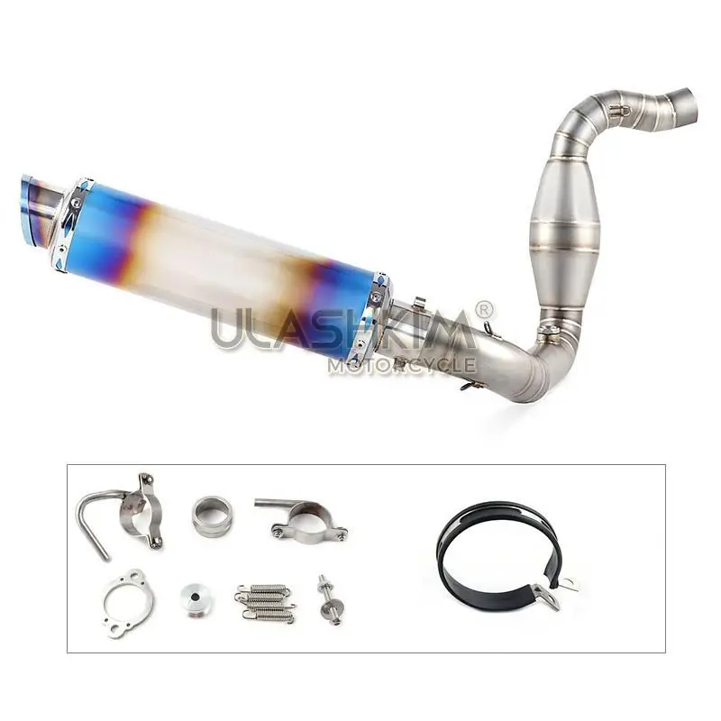 Мотоцикл Полная система глушитель Escape Slip On для bmw G310R G310GS G 310R 310GS средняя